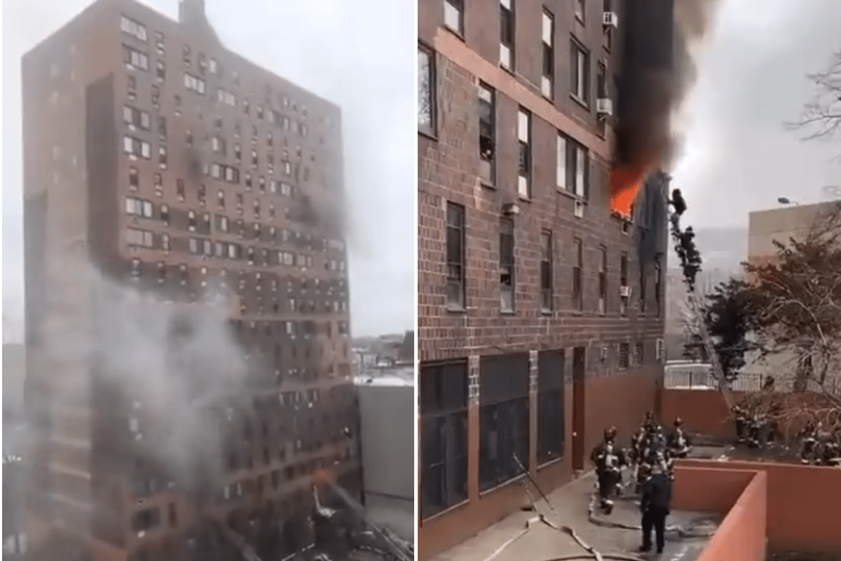 Tragedia en Nueva York, incendio en edificio deja al menos 19 muertos, 9 son niños