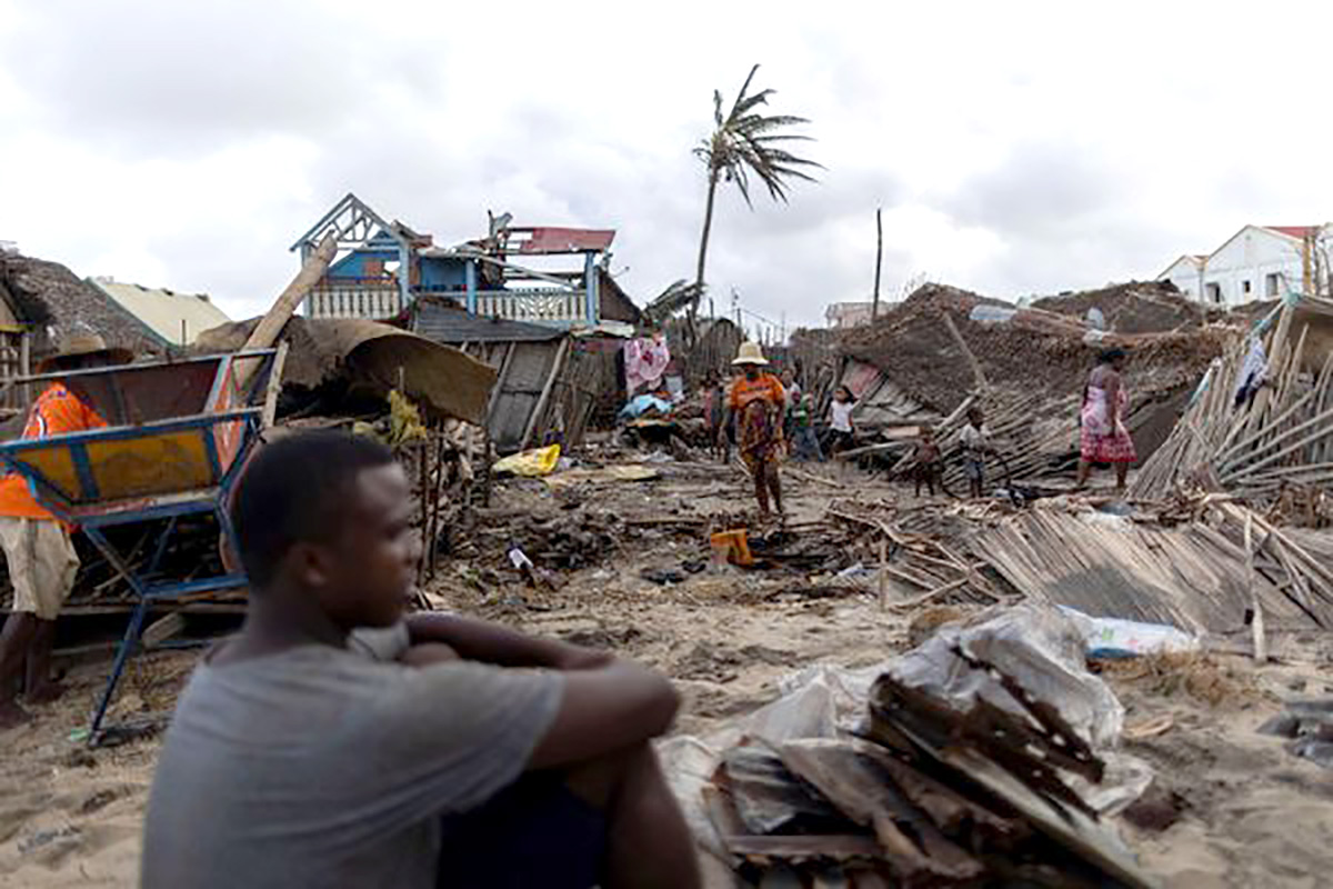 Ciclón deja muerte y devastación en Madagascar