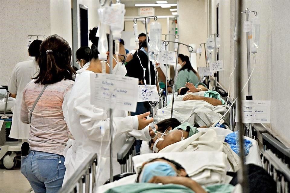 ▶ Hay cuatro hospitales Covid saturados en la entidad