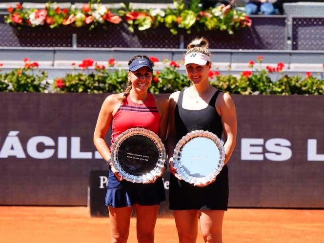 Giuliana Olmos logra el título en dobles del Abierto de Madrid