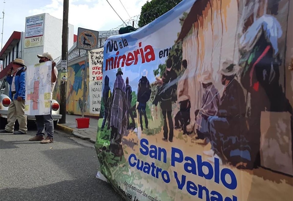 Exigen indígenas cancelar concesiones mineras en Oaxaca