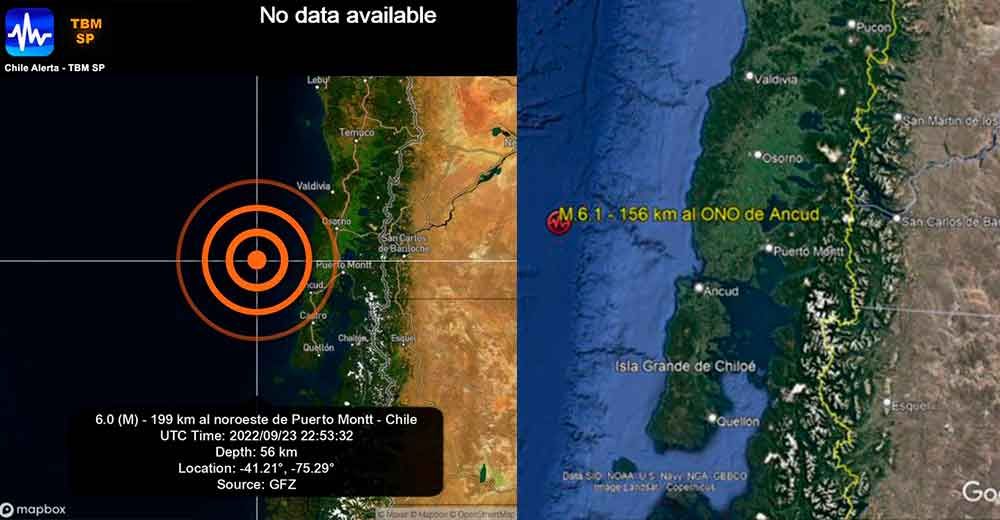 Sismo de magnitud 6.1 golpea Chile y Argentina; causa pánico entre vecinos