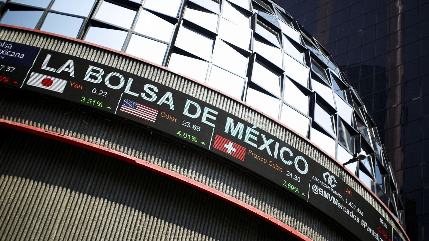 Bolsa mexicana cae a la espera decisión de tasas bancos centrales