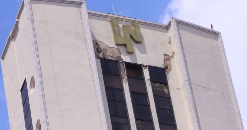Edificio de la Lotería Nacional, entre los más dañados tras el sismo de este 19 de septiembre