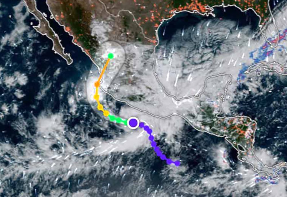 Tormenta tropical ‘Roslyn’ se convertiría hoy en huracán