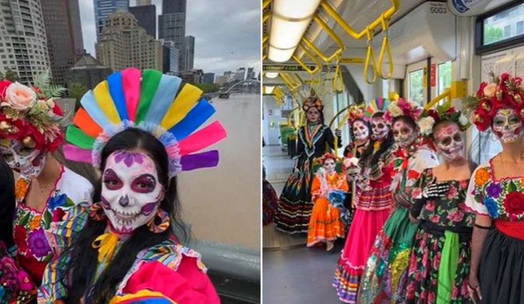 Día de Muertos llega hasta Australia: mexicanos lucen vestimentas tradicionales de Oaxaca
