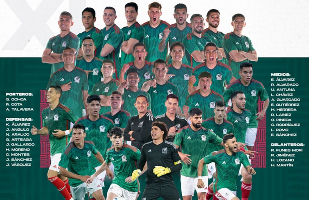 Presenta Selección Mexicana a los 26 convocados a Qatar 2022; “Chicharito” y “Tecatito” quedan fuera