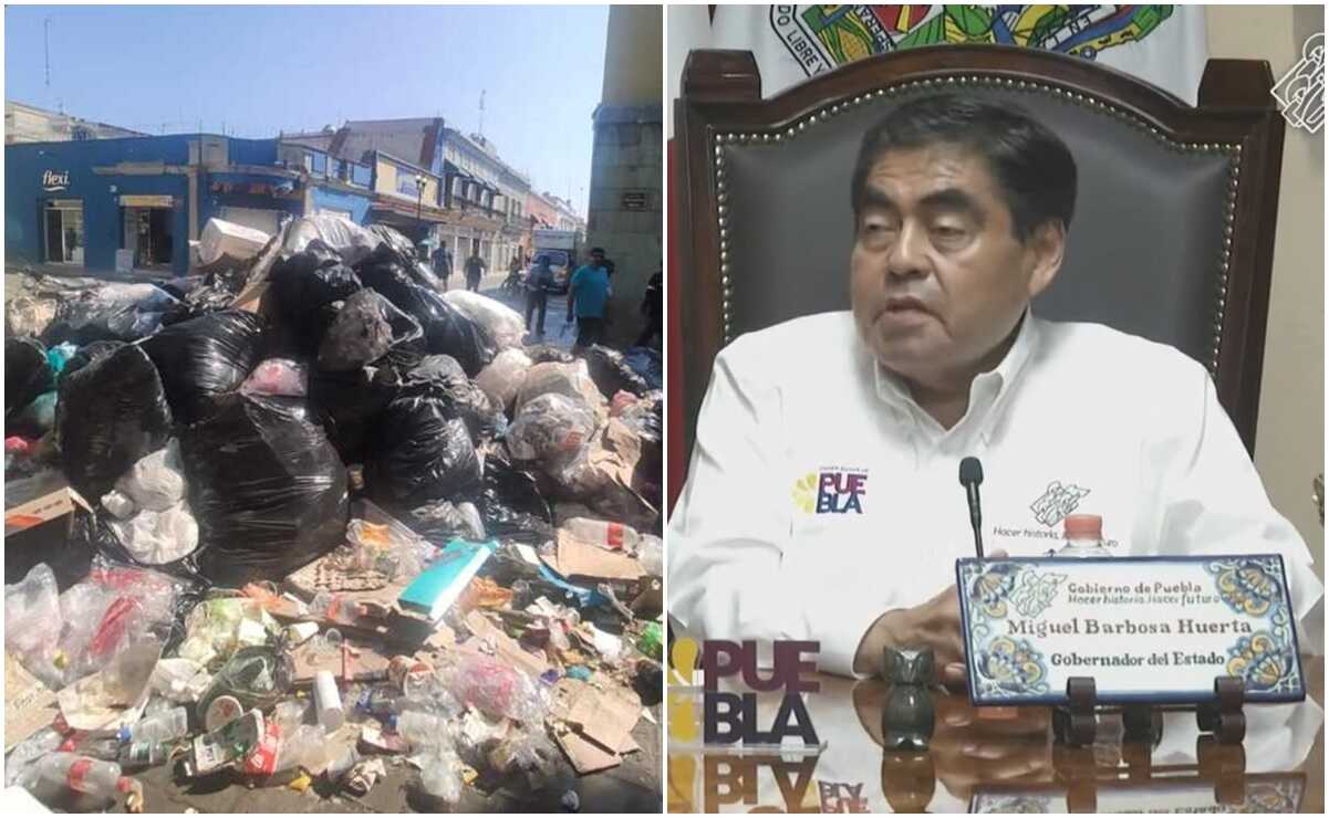 ▶ El gobernador de Puebla advirtió que no permitirá que otros estados arrojen basura en su territorio