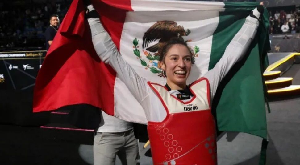 ¡Otro oro para México! Daniela Souza es campeona del mundo de taekwondo