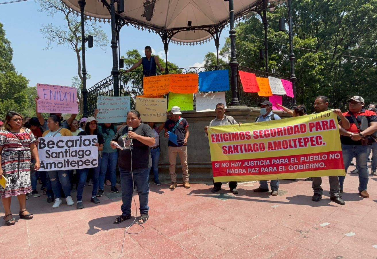 Pide Sección 22 mayor seguridad en Santiago Amoltepec ▶