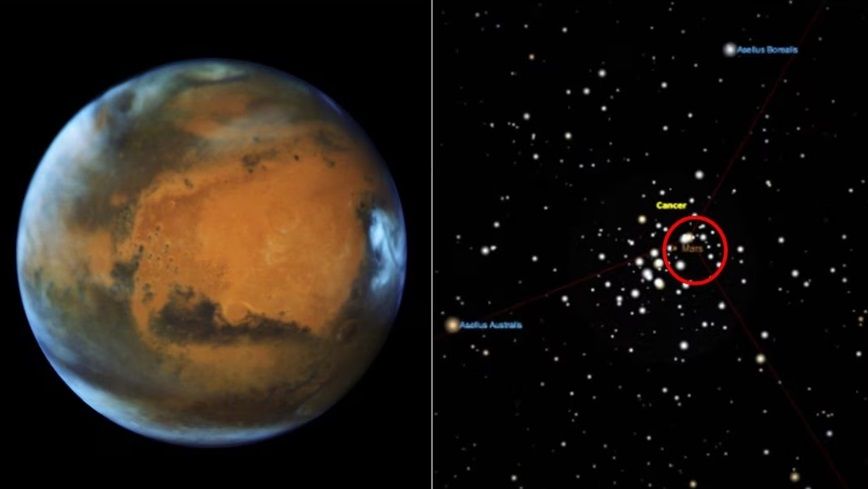 No te pierdas el avistamiento de Marte mañana, ¡Se impondrá en el cielo como “un rubí brillante”!