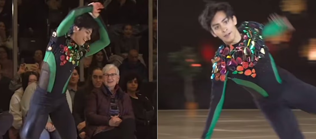 Donovan Carrillo comparte espectacular presentación en Gold on Ice