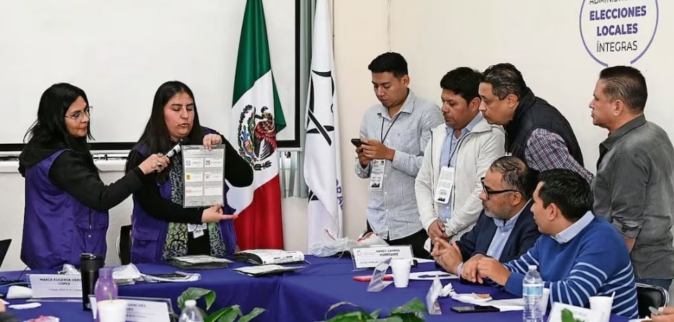 IECM termina recuento parcial; se ratifica triunfo de Alessandra Rojo de la Vega
