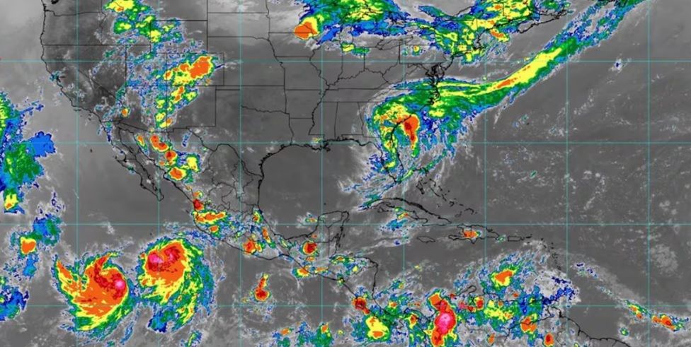 Tormentas tropicales Carlotta, Debby, Fabio y Emilia generan inestabilidad atmosférica en México