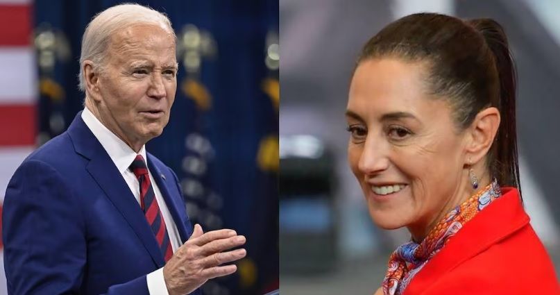 Biden espera asociación sólida y colaboración con Sheinbaum; el mandatario llamó por primera vez a la presidenta de México
