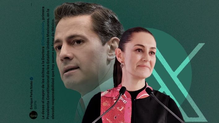 Enrique Peña Nieto desea “el mayor de los éxitos” a Claudia Sheinbaum como Presidenta
