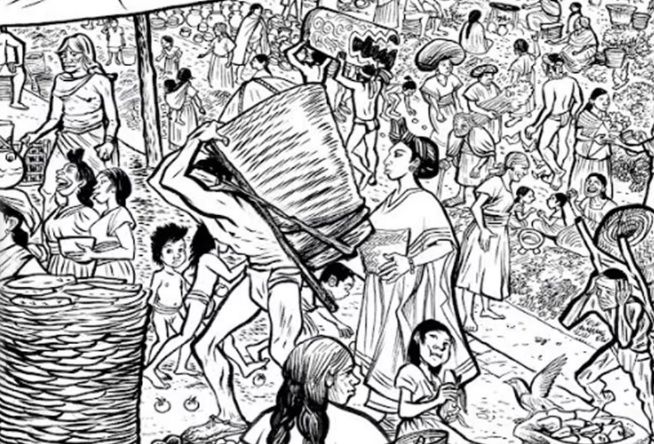 Narran en un cómic la matanza de Cholula