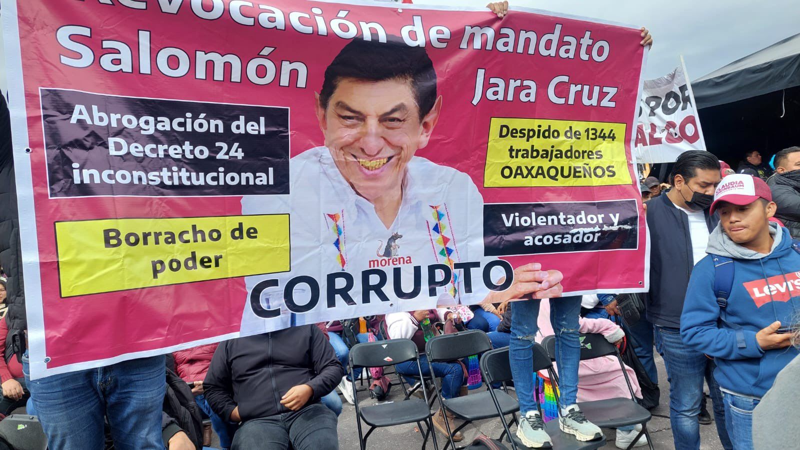 Acusa Jara a hijos de la diputada Margarita García, del PT, de organizar protesta en el evento de Claudia Sheinbaum