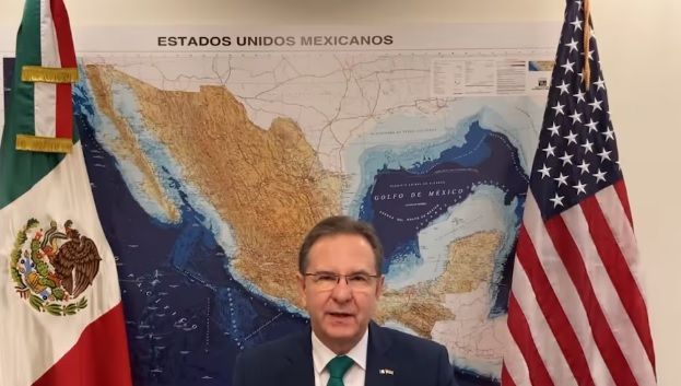 Esteban Moctezuma se mantiene al frente de la Embajada de México en EU; Sheinbaum decidirá mi permanencia, dice Esteban Moctezuma se mantiene al frente de la Embajada de México en EU; Sheinbaum decidirá mi permanencia, dice