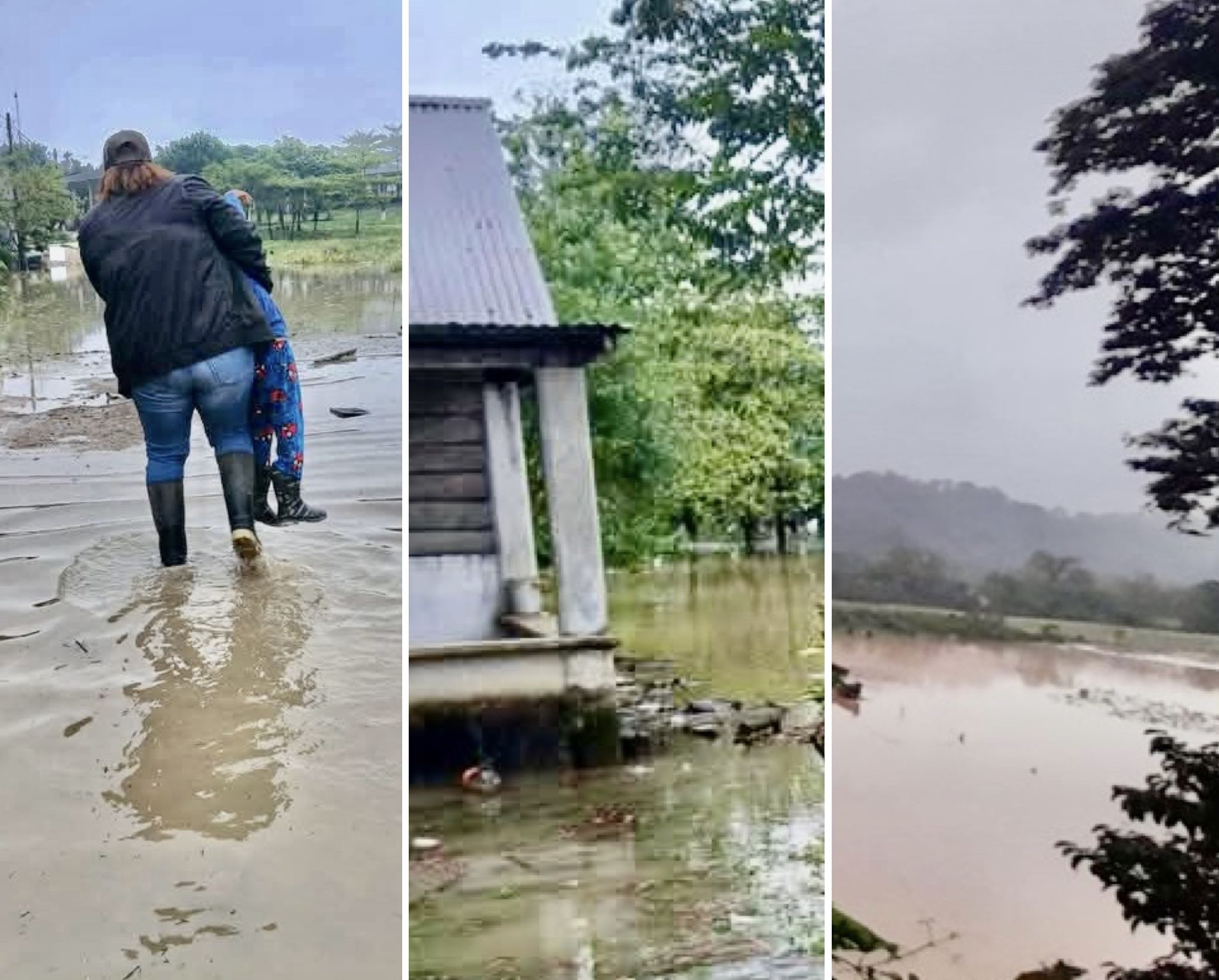 Se desborda el río Uxpanapa, por lluvias intensas; deja incomunicadas a comunidades en Santa María Chimalapa