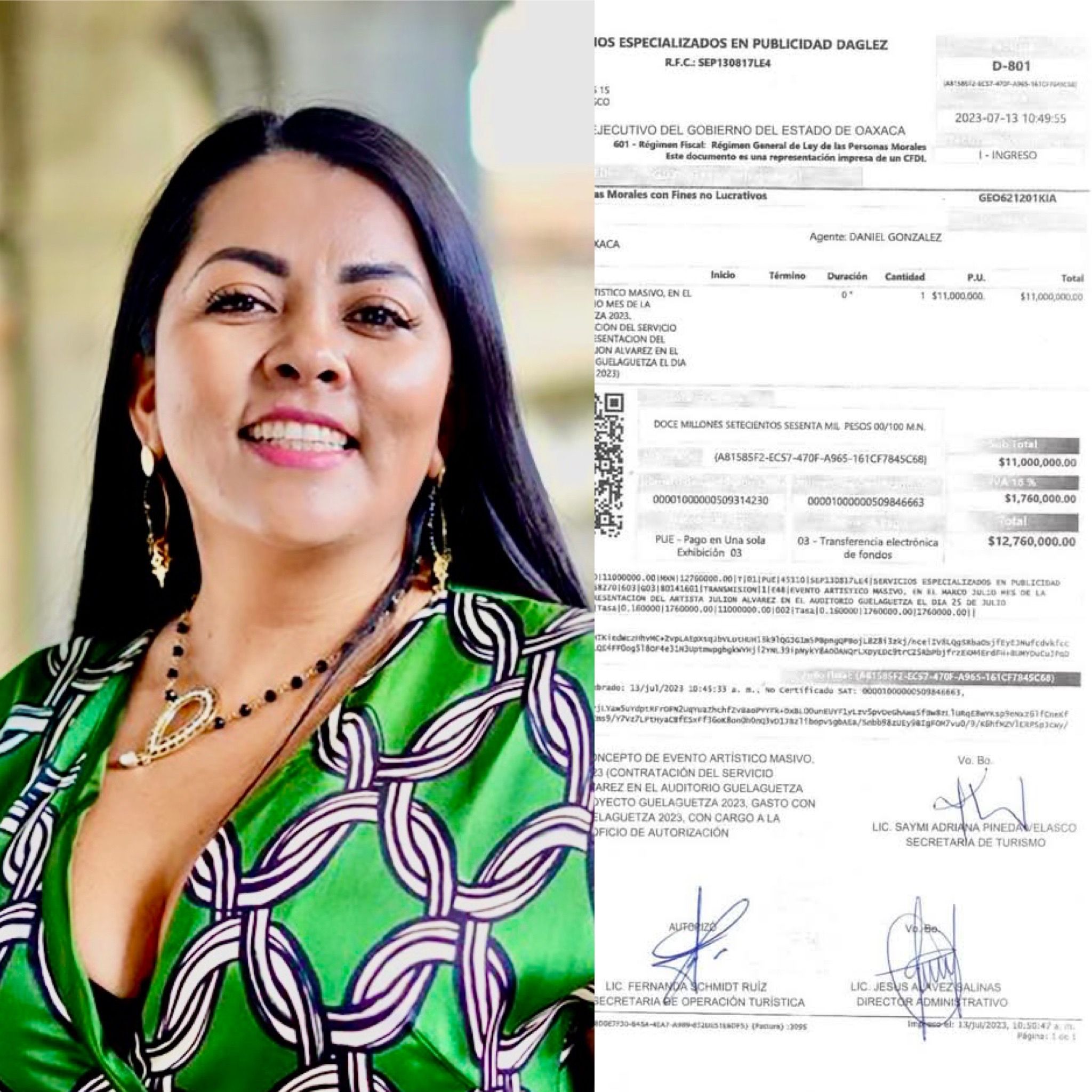 Empresa que facturó a la Secretaría de Turismo de Oaxaca el concierto de Julión, sin antecedentes en organización de eventos Empresa que facturó a la Secretaría de Turismo de Oaxaca el concierto de Julión, sin antecedentes en organización de eventos