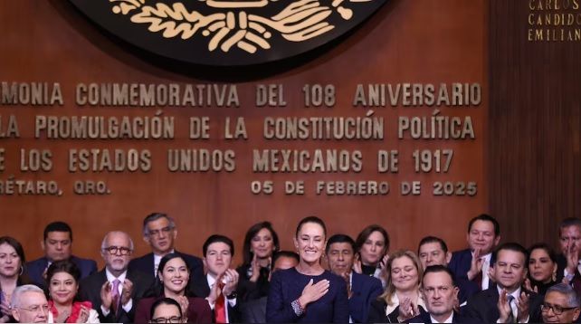 Sheinbaum asegura que no somos colonia ni protectorado de nadie; “La Constitución es nuestro escudo para defender a la nación”, dice
