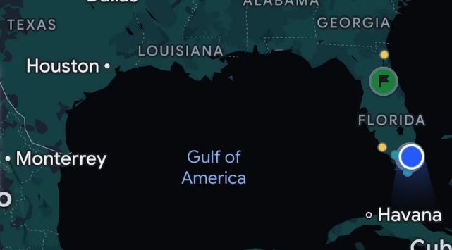 Golfo de México ya se llama Golfo de América en Google Maps EU; a nivel mundial aparecerán ambos nombres