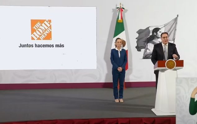 The Home Depot invertirá mil 300 mdd en el país; inversión abonará al Plan México