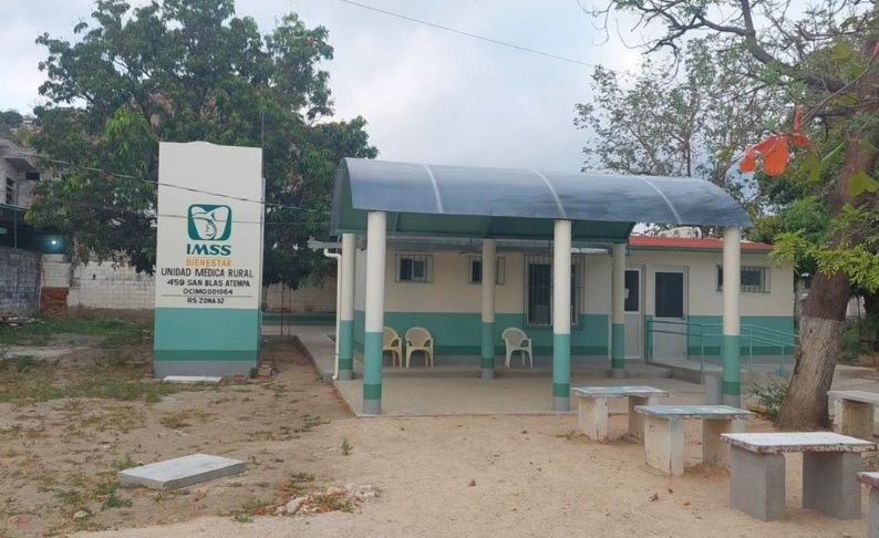 Desde hace una semana se mantiene cerrada la unidad médica del IMSS-Bienestar de San Blas Atempa, Oaxaca