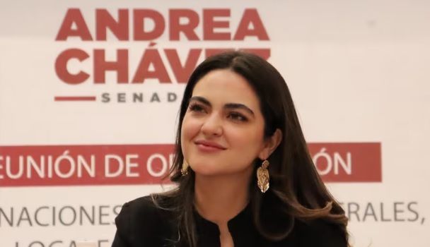 PAN pide investigar presunto financiamiento ilegal de Andrea Chávez; acusa a la senadora de actos anticipados de campaña