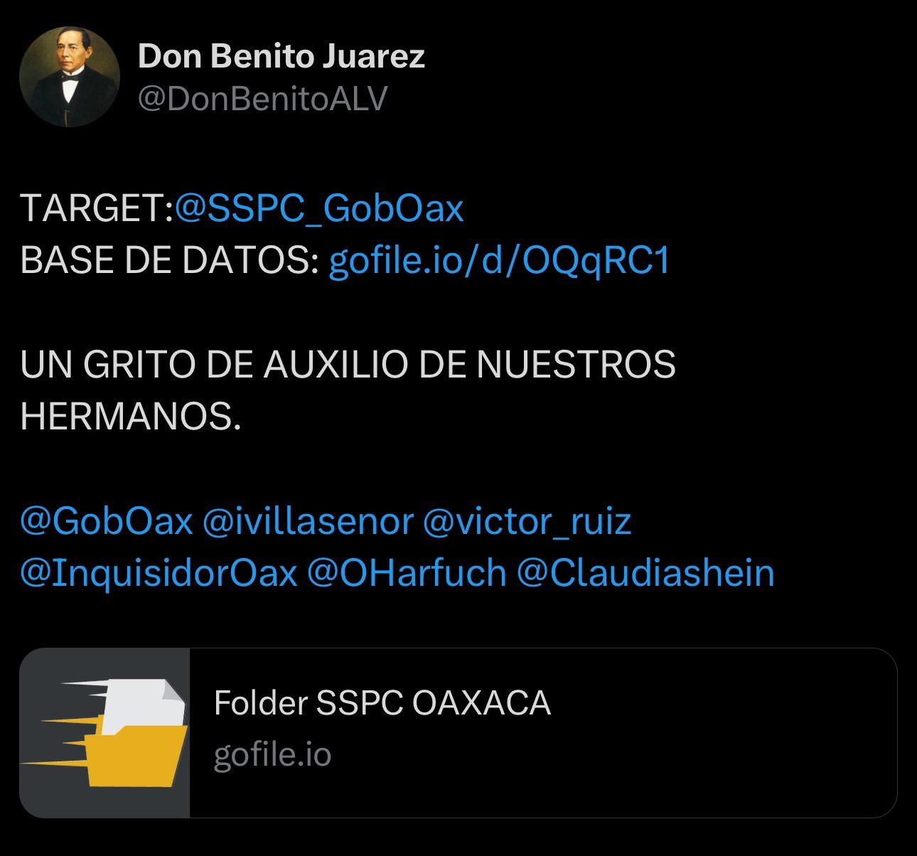Hackers vuelven a vulnerar los servidores del Gobierno de Oaxaca; ahora tocó el turno a la SSPCO