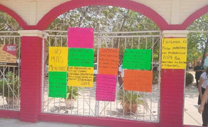 Docentes del Cobao en El Espinal laboran bajo protesta; exigen el pago del retroactivo 2024 Docentes del Cobao en El Espinal laboran bajo protesta; exigen el pago del retroactivo 2024
