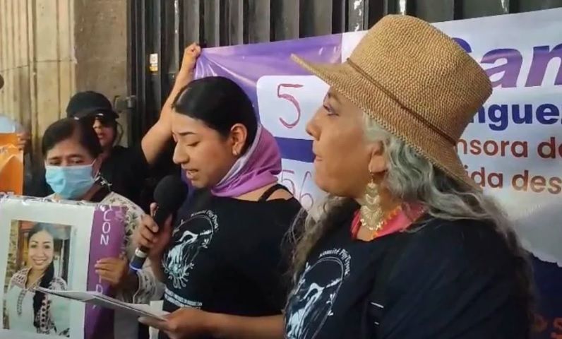 Crean colectivo para exigir la presentación con vida de la activista Sandra Domínguez Crean colectivo para exigir la presentación con vida de la activista Sandra Domínguez