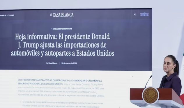 Sheinbaum: Vamos a dar una respuesta integral a los aranceles de EU; destaca acuerdo tras 25% de impuestos a autos importados