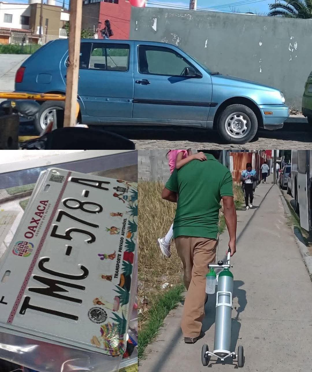 Angustiada madre pide ayuda de todos para recuperar su coche que le fue robado en Plaza Bella