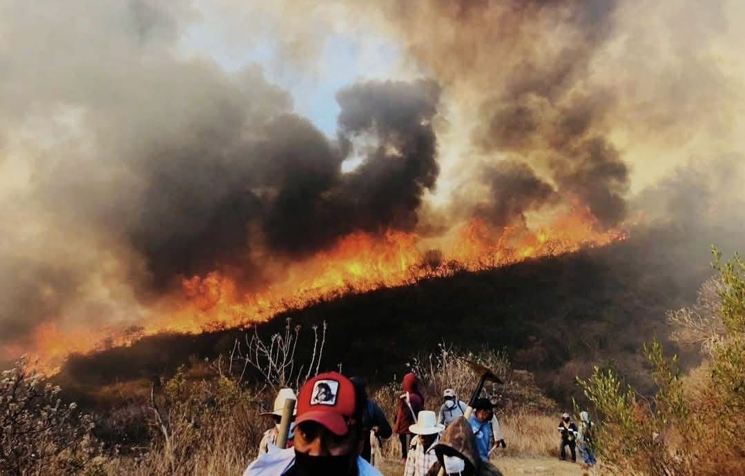Aumenta a tres el número de víctimas mortales en incendio de Santa María Peñoles, en el Valle de Oaxaca