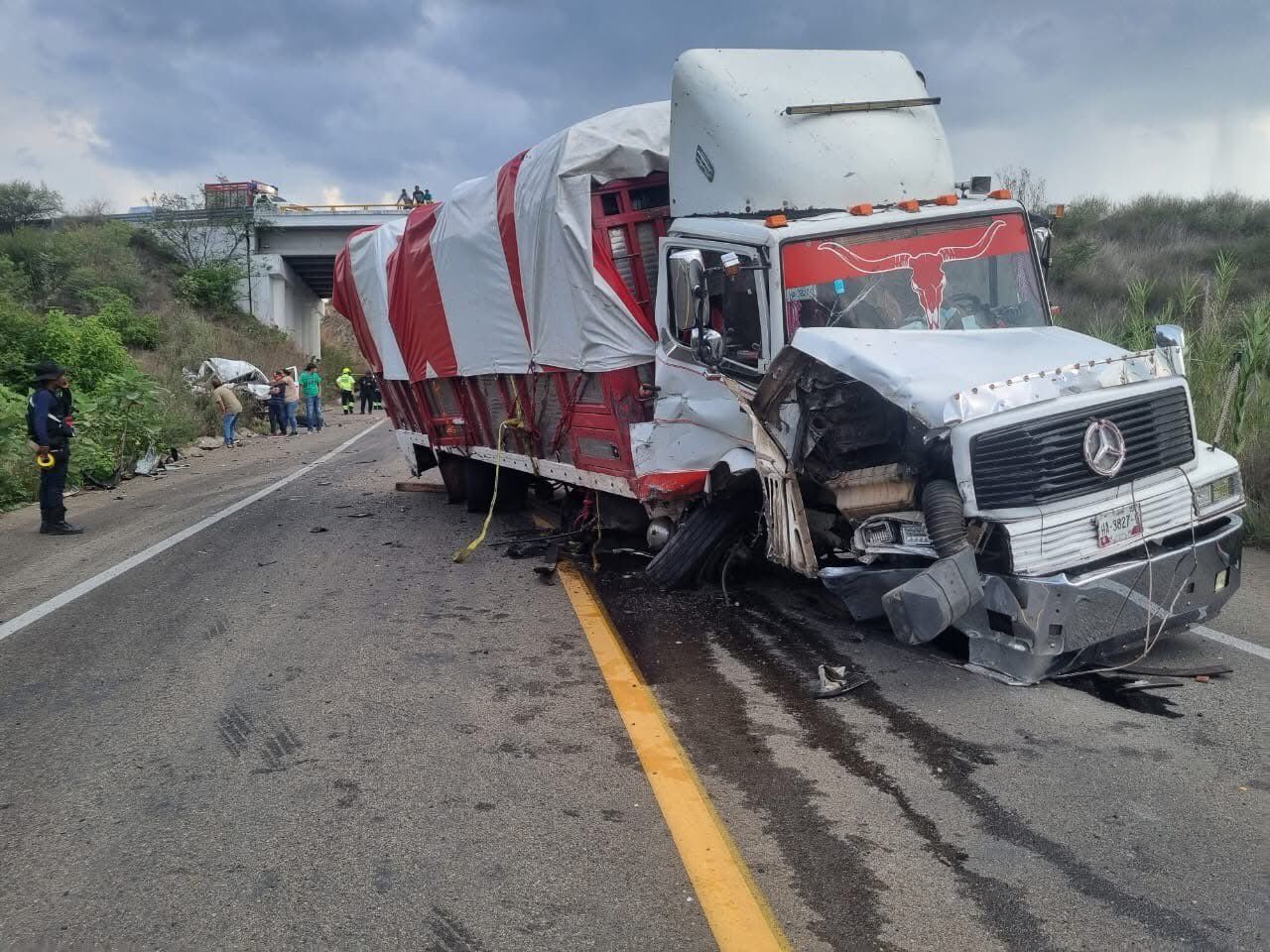 Menor pierde la vida en trágico choque sobre la carretera 175D en Ejutla de Crespo