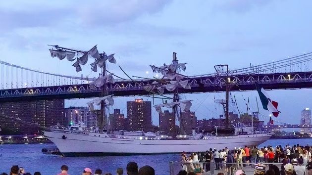 Regresan 172 cadetes del Buque Cuauhtémoc al Puerto de Veracruz; dos permanecen en NY por atención médica
