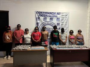 Detienen a 9 personas y decomisan drogas en cateos simultáneos en la Costa de Oaxaca
