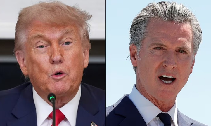 Trump desafía al zar fronterizo Tom Homan; debería arrestar a Gavin Newsom, gobernador de Los Ángeles, dice