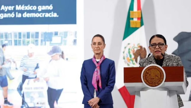 Elección judicial fue ejemplar: Rosa Icela Rodríguez; compara participación con consulta de juicio a expresidentes
