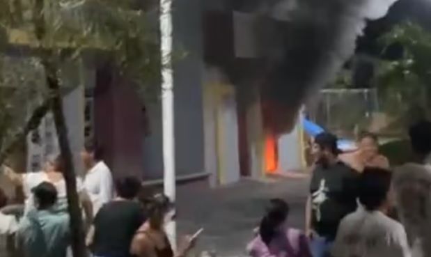 Pobladores queman palacio municipal de Tuxtilla; morenistas denuncian irregularidades en la elección
