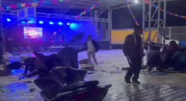 ACTUALIZACIÓN: Tesorero de Santiago Amoltepec herido por disparo accidental de arma durante feria anual