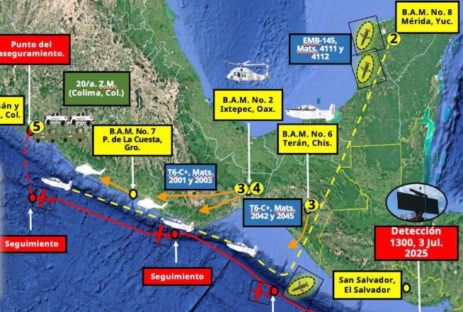 Narcovuelo enfrenta a Bukele con Harfuch; cruzan tuits con versiones de la ruta Narcovuelo enfrenta a Bukele con Harfuch; cruzan tuits con versiones de la ruta
