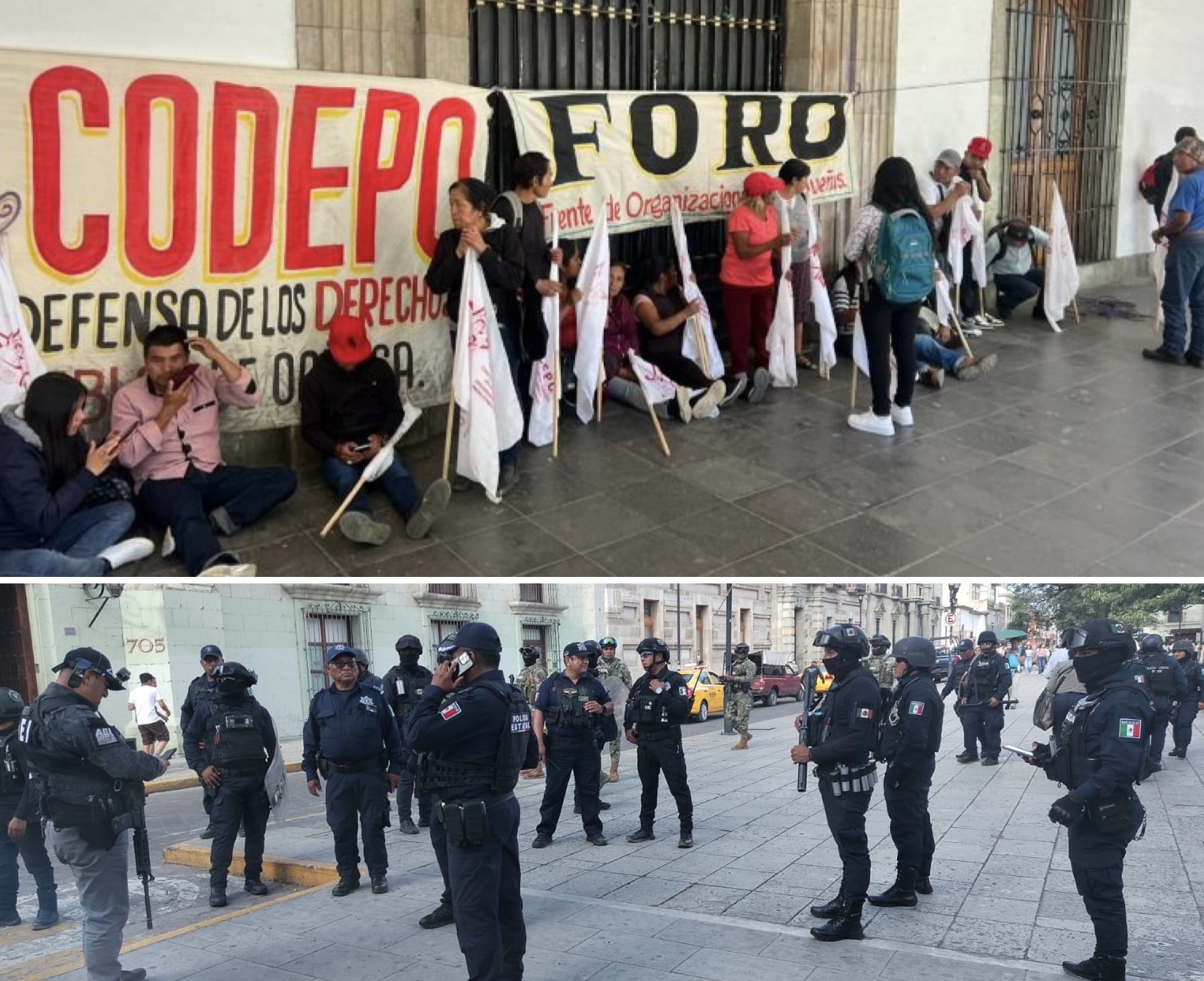 Foro acusa a Jesús Romero de amenazas y a Jara de cualquier agresión contra sus integrantes; no reprimir, pide Sección 22