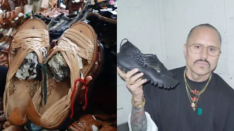 Artesanos de Yalálag desmienten a Salomón Jara: huarache de Adidas y Chavarría es diseño michoacano, no oaxaqueño