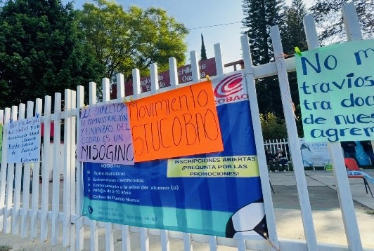 Paro sindical en COBAO de Oaxaca suspende clases; exigen cumplir acuerdos laborales pendientes