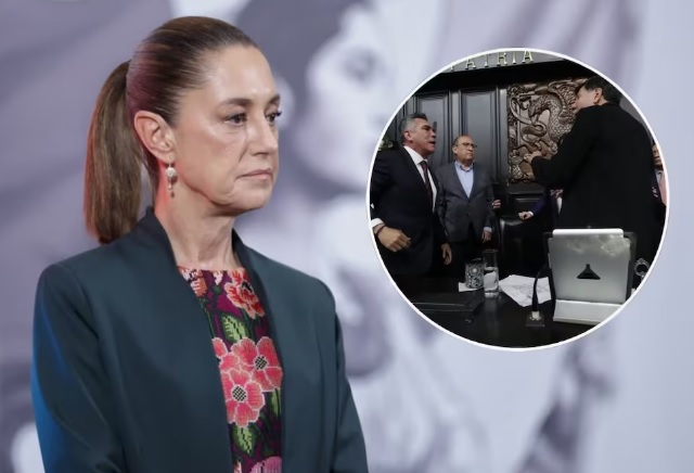 Sheinbaum reacciona a trifulca entre Noroña y «Alito» Moreno en el Senado; «muestra lo que es el PRIAN», señala