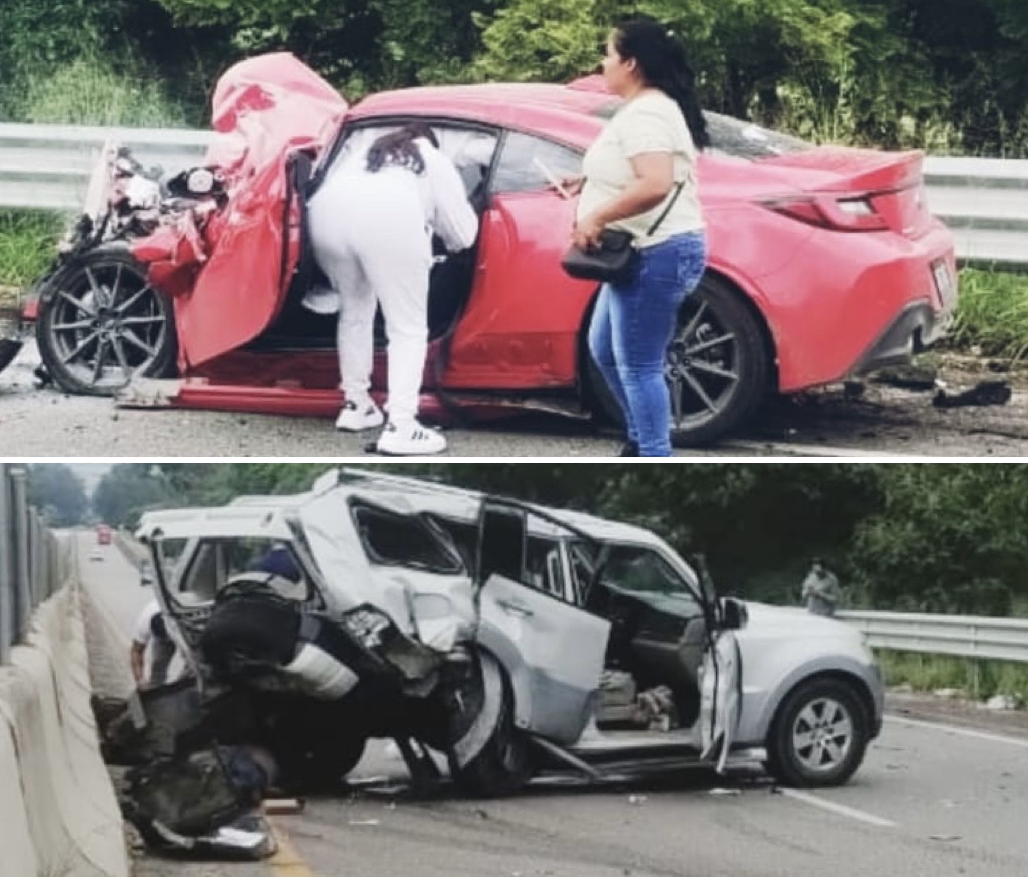 Accidente fatal en supercarretera a Huitzo: un muerto, vehículo incendiado y tránsito suspendido