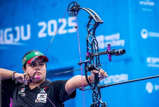 Andrea Becerra hace historia al ganar medalla de oro individual en el Mundial de Tiro con Arco Gwangju 2025 Andrea Becerra hace historia al ganar medalla de oro individual en el Mundial de Tiro con Arco Gwangju 2025